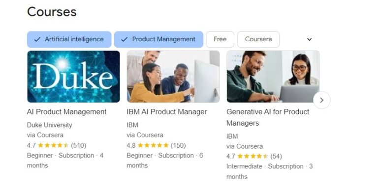 Best Ai Courses for Product Managers